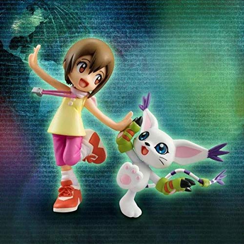Wflna Digimon Figure Yagami Hikari & Tailmon Figure Anime Figure Action Figure #TOP2