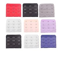 Algopix Similar Product 16 - 9 Pieces Bra Strap Extender 3 Rows 3