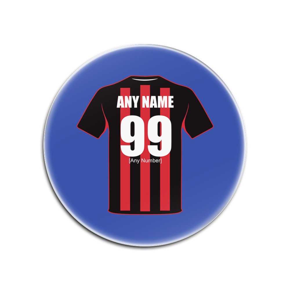 Sous-bock AFC Bournemouth carton brillant personnalisable tapis de verre bleu