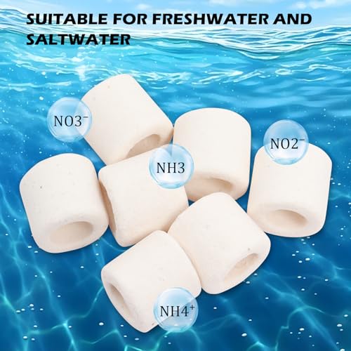 LYPHARD-AQUARIUMS-Ceramic-Bio-Filter-Media-Natural-Fish-Tank-Filter-Media-for-Pond-Aquarium-Sump-Canister-1-Box-50-pcs