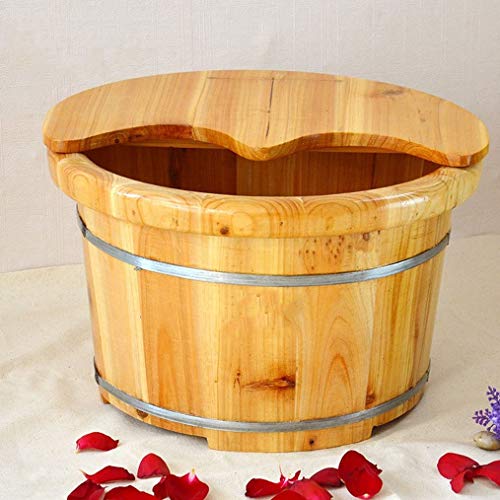 Spa de pies de madera BABYCE con tapa y aroma natural miniatura 5