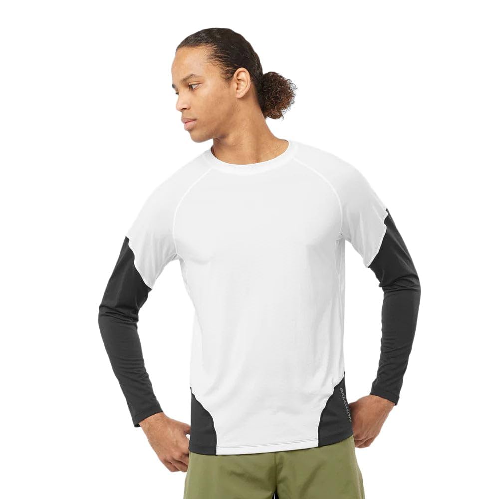 SALOMON CROSS RUN Lサイズ Amazon.com: Salomon Men's Cross Run Long Sleeve T-Shirt