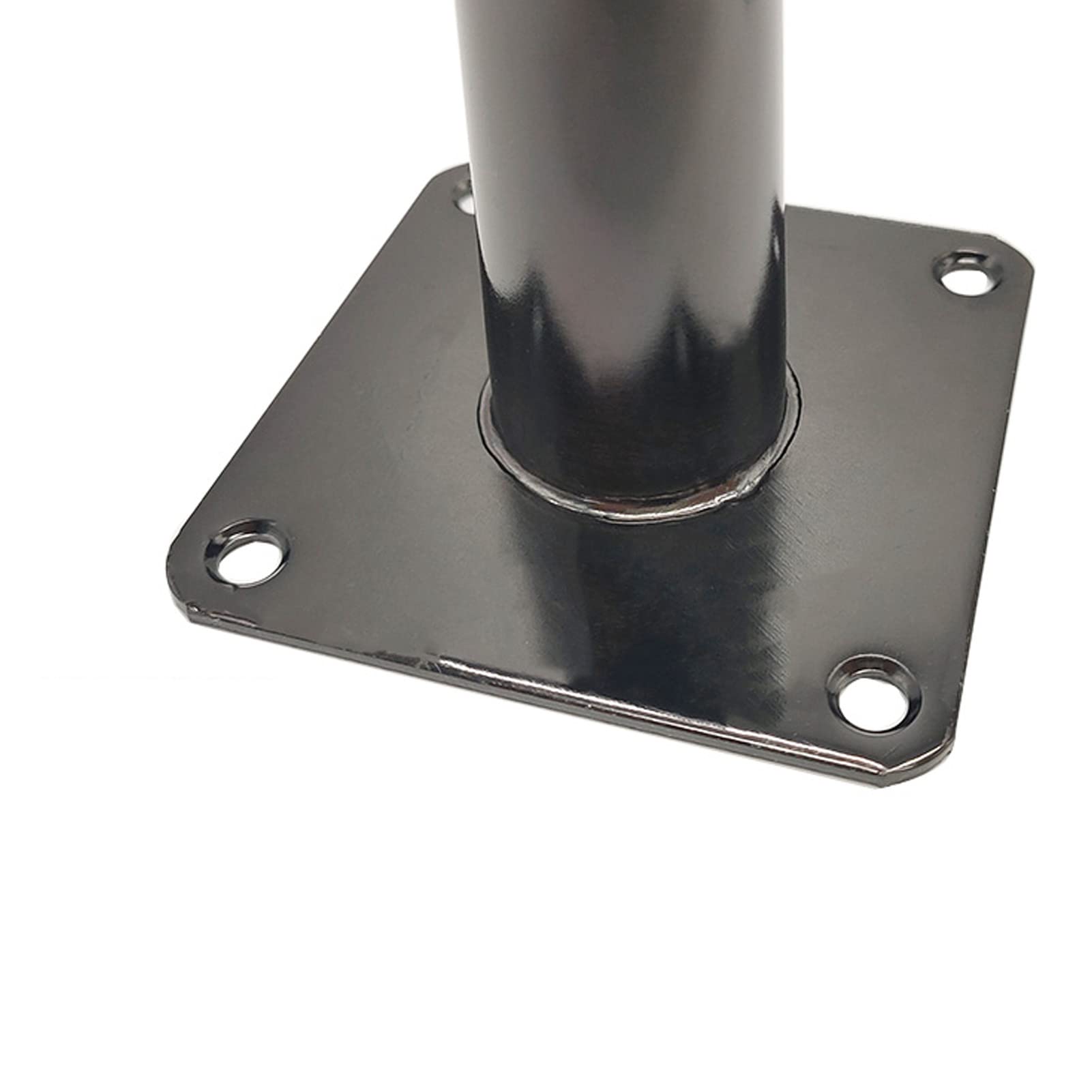 Zestaw 4 czarnych złotych stożkowych metalowych nóżek meblowych, 10 cm, wymienne nóżki na sofę, stół, kanapę, szafkę TV, fotel, stylowe akcesoria do samodzielnego wykonania
