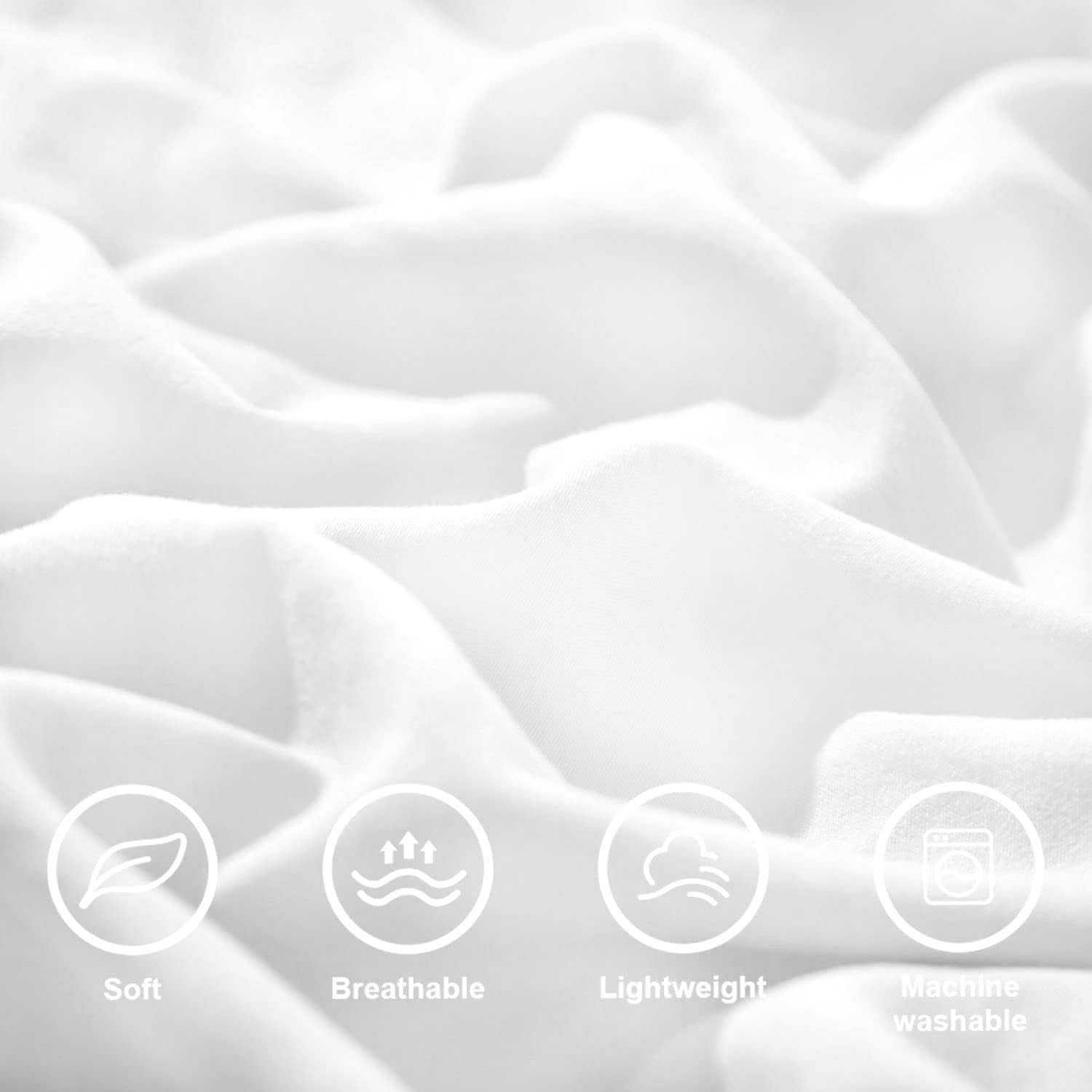 Tony's Textiles 5 Piece Boho Chic Pom Pom Comforter, All Season Down Alternative Bedding Comforter with 4 Pillow Shams (King/California King Size, White) 1000 Thread Count | 550 GSM Filling