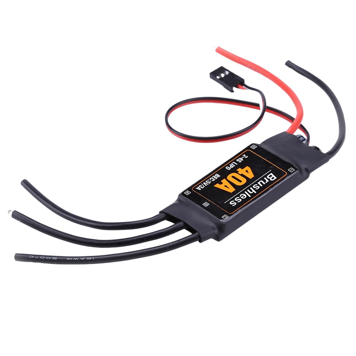 Ohsilv2-4S 40A Brushless ESC Drone Airplanes Accessories Speed Controller Motor for RC FPV Quadcopter Helicopter (Standard)