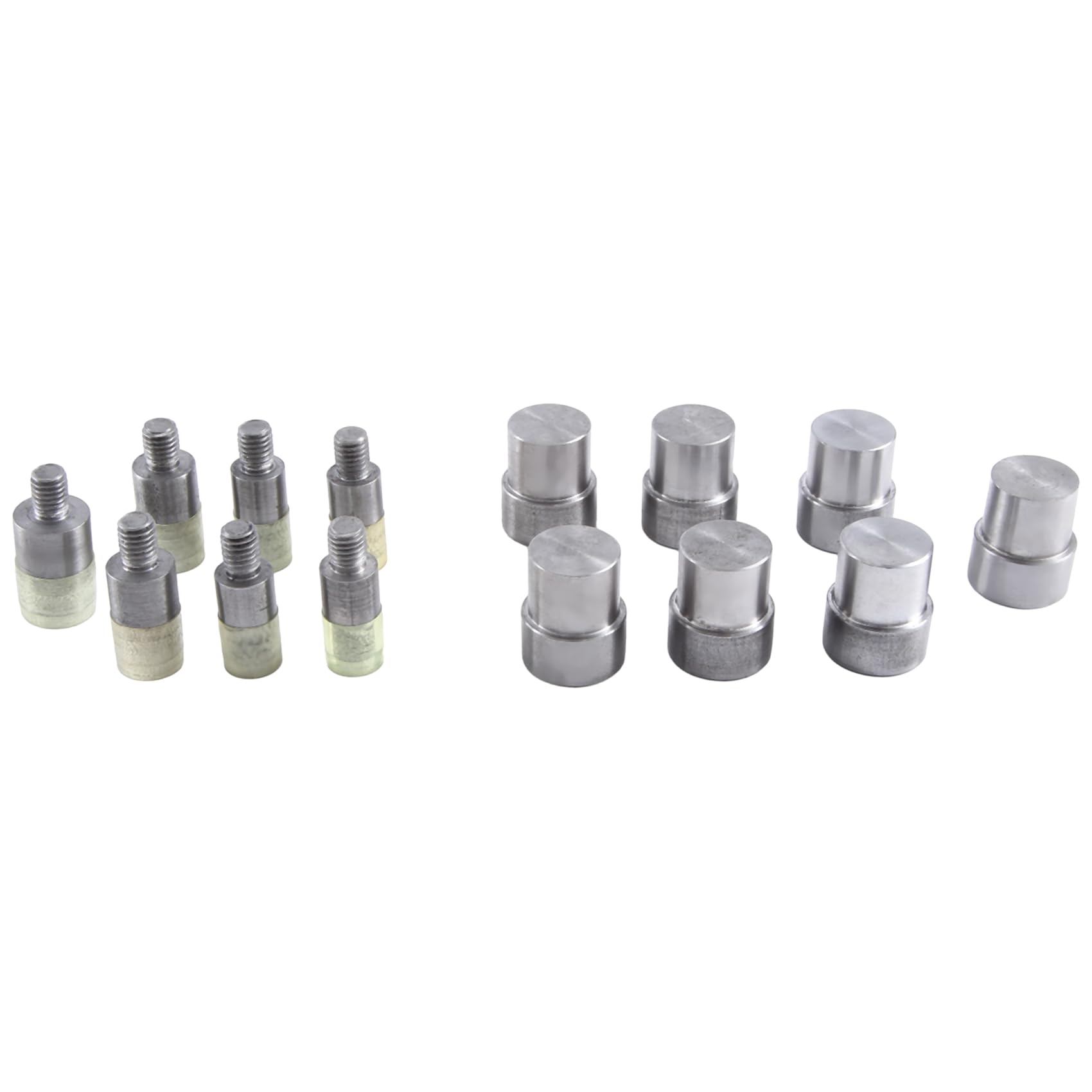 7 Sets Doppelkappennieten Matrizenformwerkzeug für Handpressmaschine, GrößE 5 Mm, 6 Mm, 7 Mm, 8 Mm, 9 Mm, 10 Mm, 12 Mm, DIY-Bastelbedarf