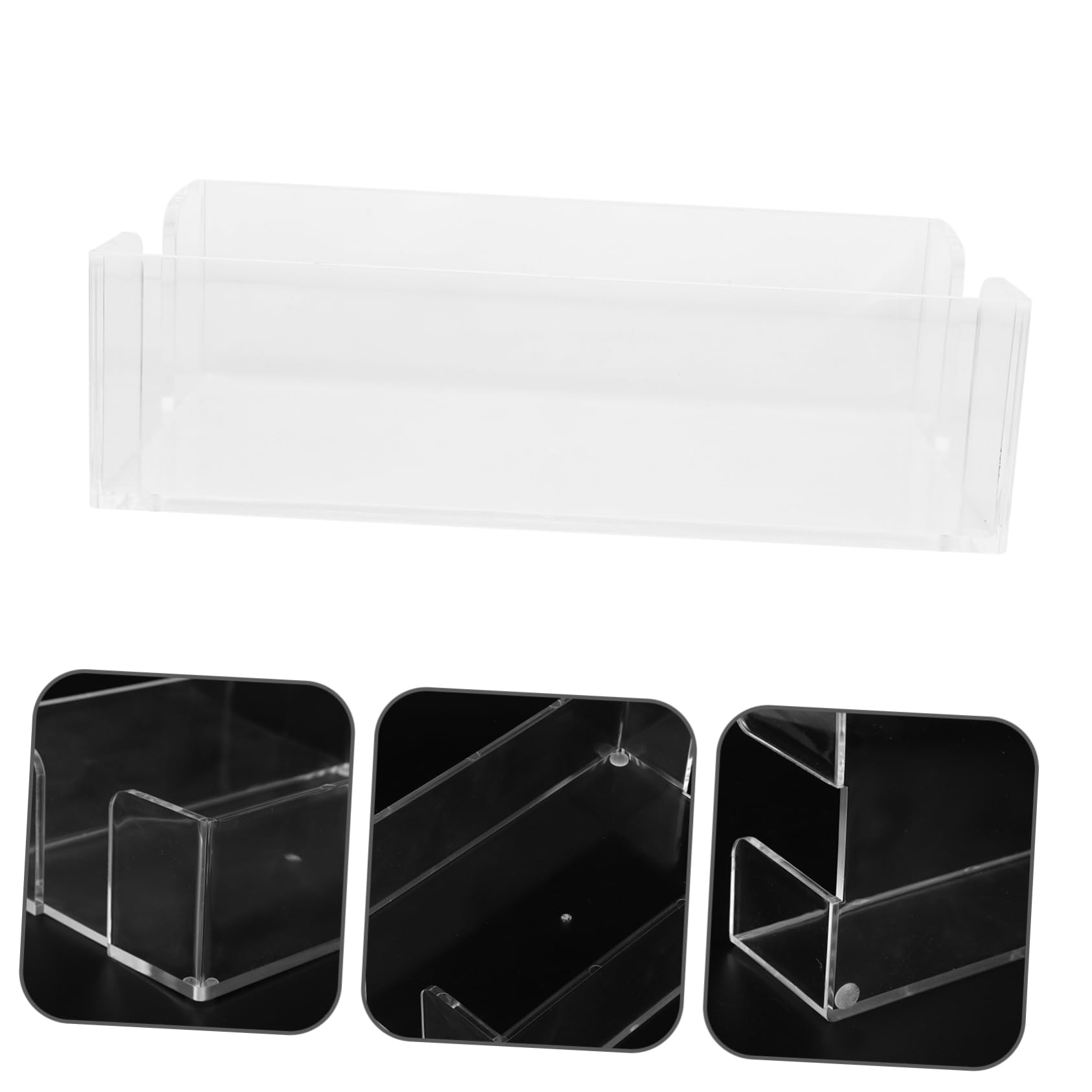 Gatuida 4 Pz portatovagliolo mano distributore automatico di sapone Utensili portascottex da tavola portatovaglioli da bar organizzatore di tovaglioli portatovaglioli per la cena Acrilico