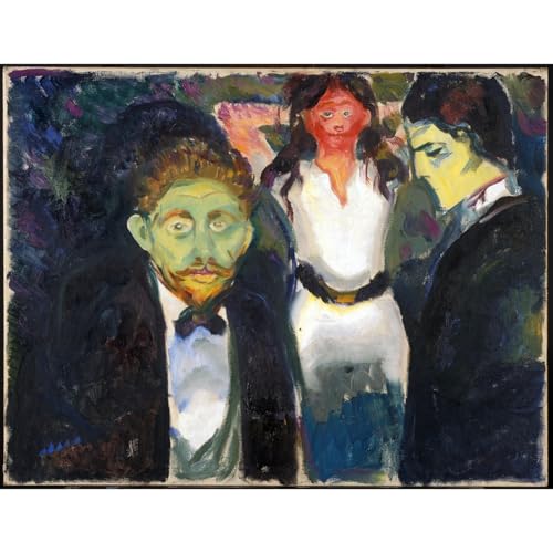 Toile Munch Jealousy 61x81 cm, une décoration murale captivante pour sublimer votre bureau