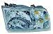 Depo 331-1161R-UF Ford Crown Passenger Side Headlight Unit