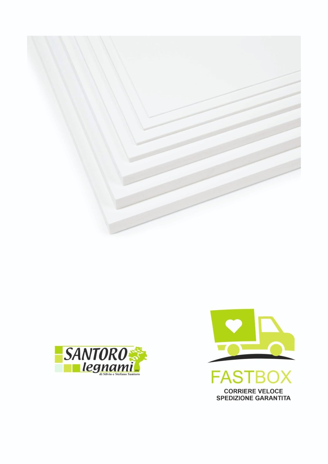 Pannello Lastra Forex pvc bianco spessore 5 mm 75x200 cm bianco forex bianco pvc bianco