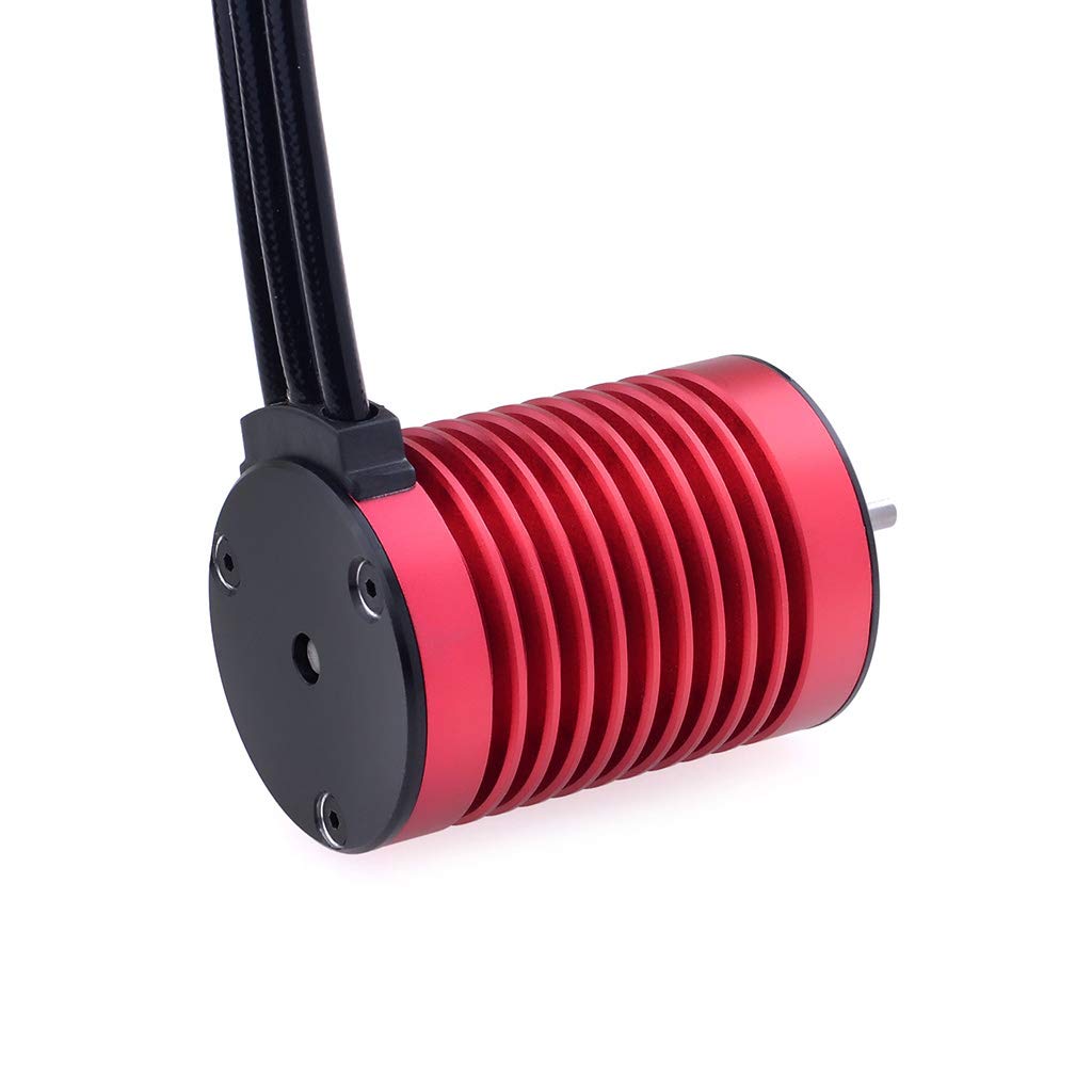 KingVal Ricambio F540 4370KV Impermeabile Brushless Motore Albero 3.175mm con 45A Brushless ESC Combo Compatibile con 1/10 RC Auto