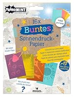 moses. PhänoMINT Buntes Sonnendruckpapier – Experimentierspielzeug für Kinder ab 6 Jahren zur kreativen Gestaltung mit Sonnenlicht, Schatten und Wasser