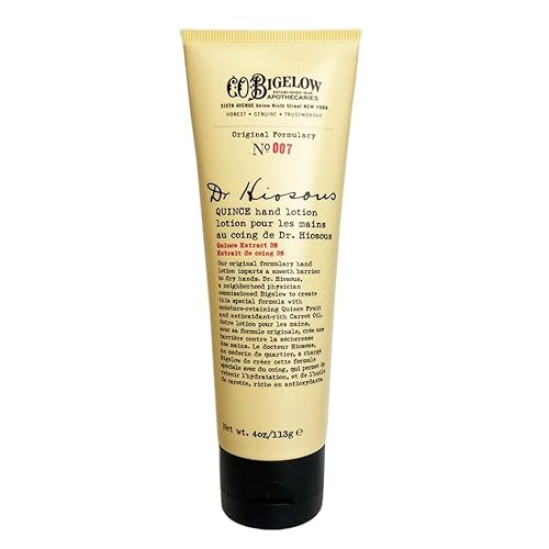 Miniatura 4 de C. O. Bigelow Dr. Hiosous - Loción de manos de membrillo para manos secas, crema de manos para mujeres y hombres para suavizar la piel seca y