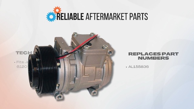 Amazon.com: AL155836 New Aftermarket AC Compressor Fits John Deere