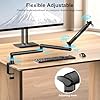 Microphone Arm,Aokeo AK-55i Desk Low Profile Mic Boom Arm Stand,Suitable For Blue Yeti,Snowball iCE,HyperX QuadCast,SoloCast,Elgato Wave,Etc #2