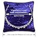 Resonant Energies 6.5 Inch Square Blue Purple Crushed Velvet Tiara & Crown Display Pillow Stand, TPV55M