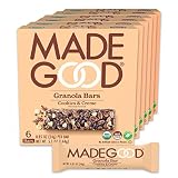 MadeGood Cookies and Creme Granola Bars, 6 Bars (0.85 oz), 6 Boxes; Contain Nutrients of One Full Se