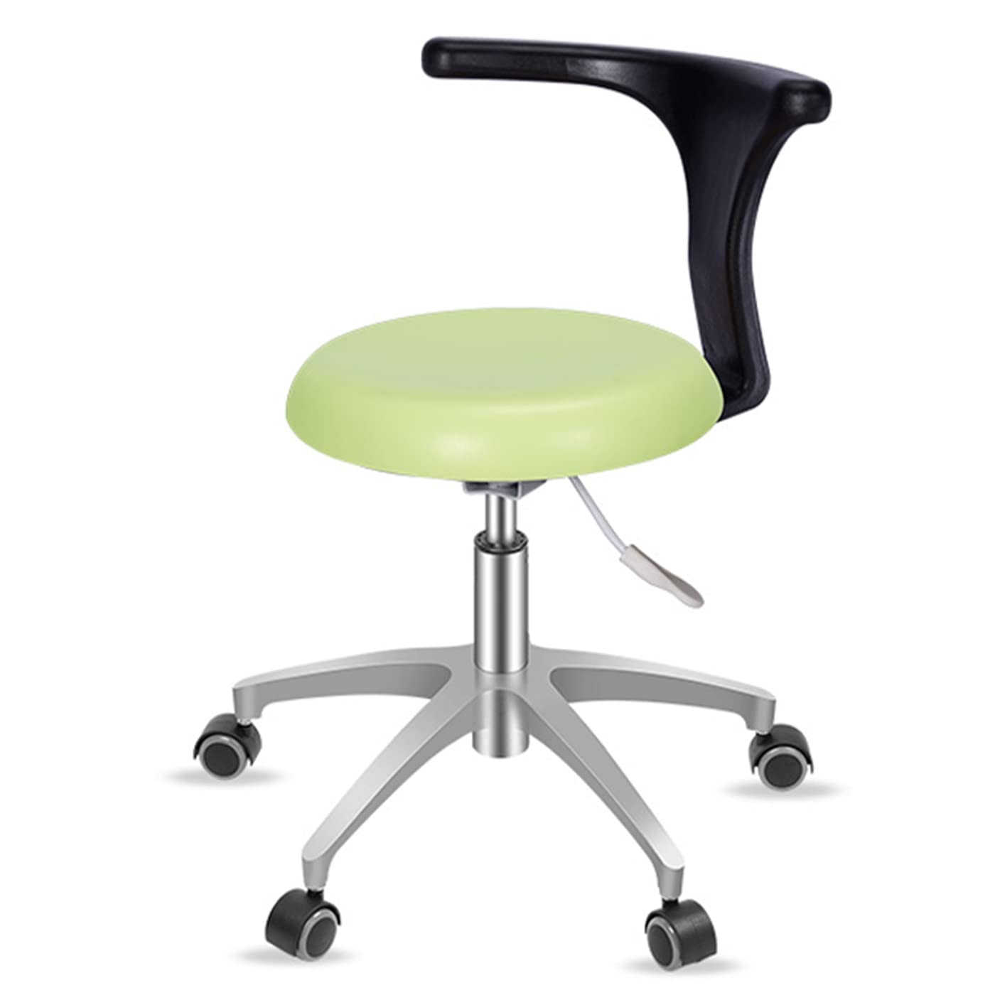 Dentalhocker mit Armlehne und Rückenlehne, 360 Grad drehbarer Hebestuhl für Zahnärzte, ergonomisches Design für Komfort und Unterstützung