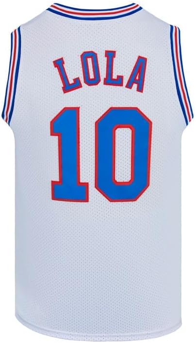 CNALLAR Youth Basketball Jersey Bugs #1 Lola #10 Space Movie Jersey Boys Sport Shirts S-XL - Image 2