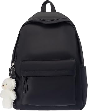 School Bags For Girls,Kawaii Backpack,Kawaii Aesthetic Backpack With Stuffed Bear Pendant Cute Preppy Backpacks Girls Academia School Bookbag Aesthetic Backpacks For Teenage Student