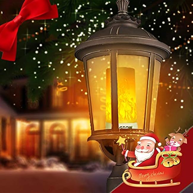 LED Flame Effect Light, Flame Lamp 4 Modes USB Rechargeable Fire Lights Indoor Campfire Outdoor Decorative Lantern Hanging Lamps Fireplace Romantic Light for Home Party Camping Bar