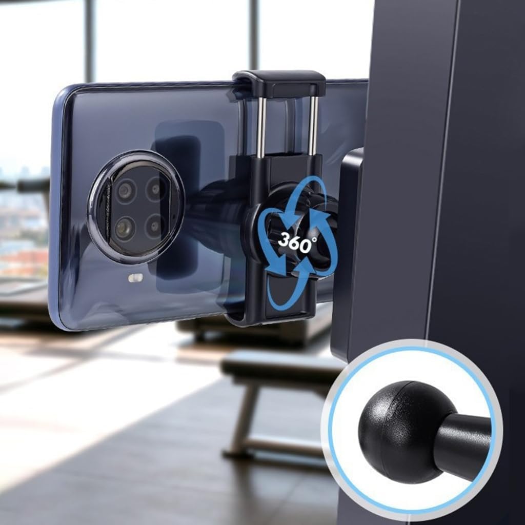 Flexible Cellphone Clip Phone Mount for Sports Training Online Meetings Handfree image 4