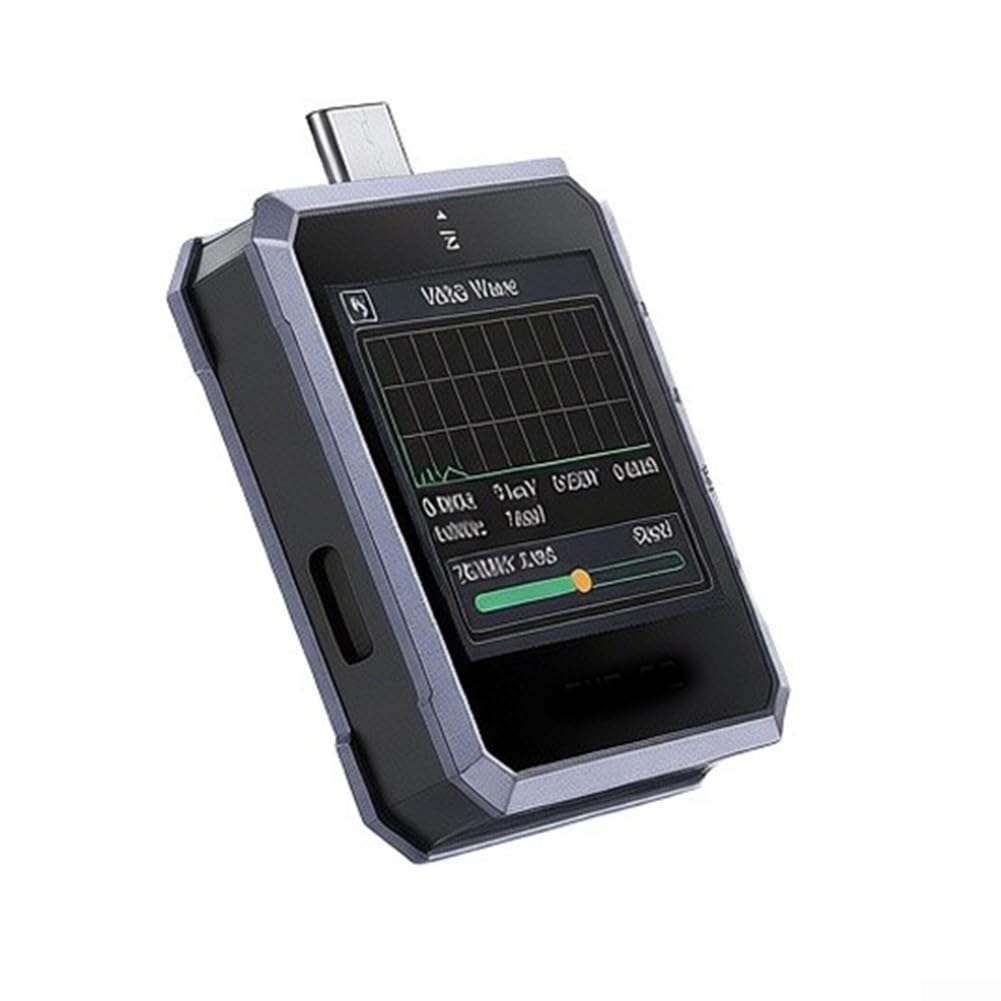 240w Pd 3.1 Usb C Medidor de Potencia Probador Con Resolución de 7 Dígitos Y Análisis de Flujo de Corriente Bi Direccional Para Envejecimiento de Batería Para Insights Plus Pantalla Inteligente Sensor