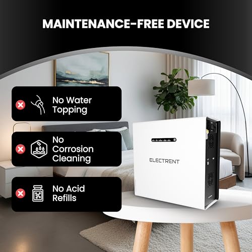 Image of ESS 2500 in-Built Lithium Inverter Battery 2500VA with 25.6V /100Ah Battery for Home Office & Shop | Fast Charging | Compact & Long Life Backup | Wall Mountable | Maintenance-Free