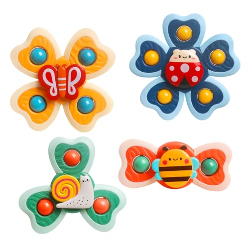 Sensorik Spielzeug Für Babys,Badewannen-Spielzeug für Kinder,Geschenk für Kindergeburtstage Montessori Spielzeug Ab 1 2 3 Jahr Saugnapf Spielzeug Baby
