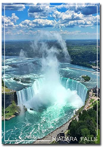 Fallsview Tourist Area in Niagara Falls, Ontario, Canada Fridge Magnet Size 2.5" x 3.5"
