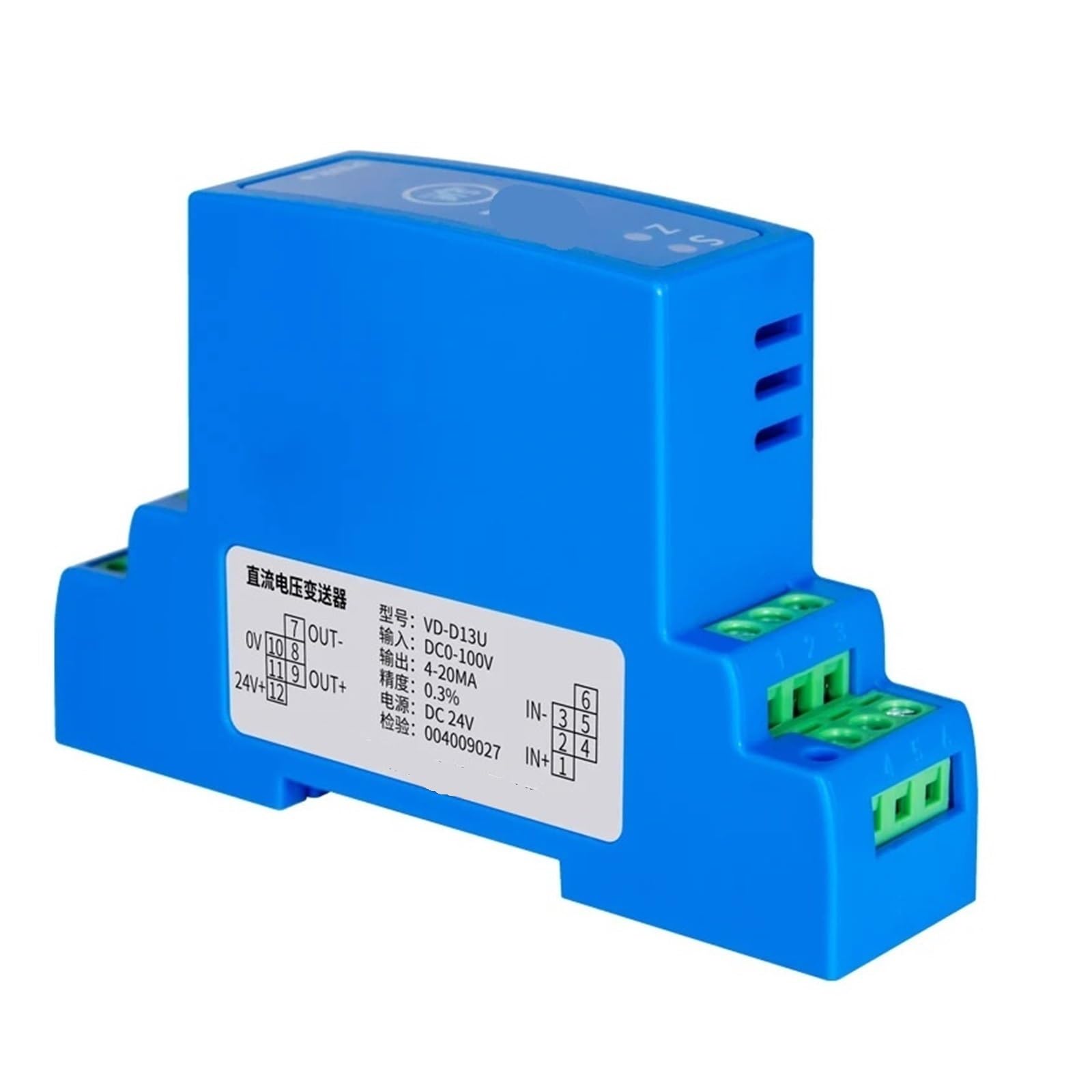Przetwornica napięcia AC DC 24 V nadajnik napięcia 4-20 mA 0-10 V RS485 DC przetwornik 0-100 V 0-500 V 0-300 V 0-1000 V konwerter czujnika napięcia (wejście Ac 0-100 V, 0-5 V)