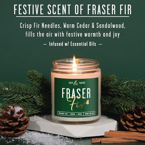 Soy and Sass Fraser Fir Candle - Thumbnail 5
