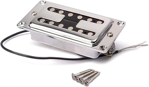Miniatura 6 de Pastillas de guitarra de doble bobina, pastillas Humbucker estilo H cuello y puente pastillas para guitarra eléctrica bajo de repuesto (GMC42)