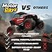Motor Dayz Remote Control Car/UTV, 2WD Intro to Hobby RC Polaris RZR - 1:43 Scale, 2.4GHz - Red - Trigger Function Remote, Jump Box and Batteries Included, Great Gift
