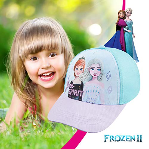 Disney Frozen 2 Toddler Girls Elsa and Anna Baseball Cap - Age 2-43