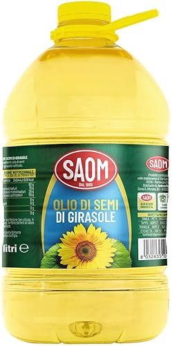 Saom Olio di Semi Girasole in Bottiglia PET da 5