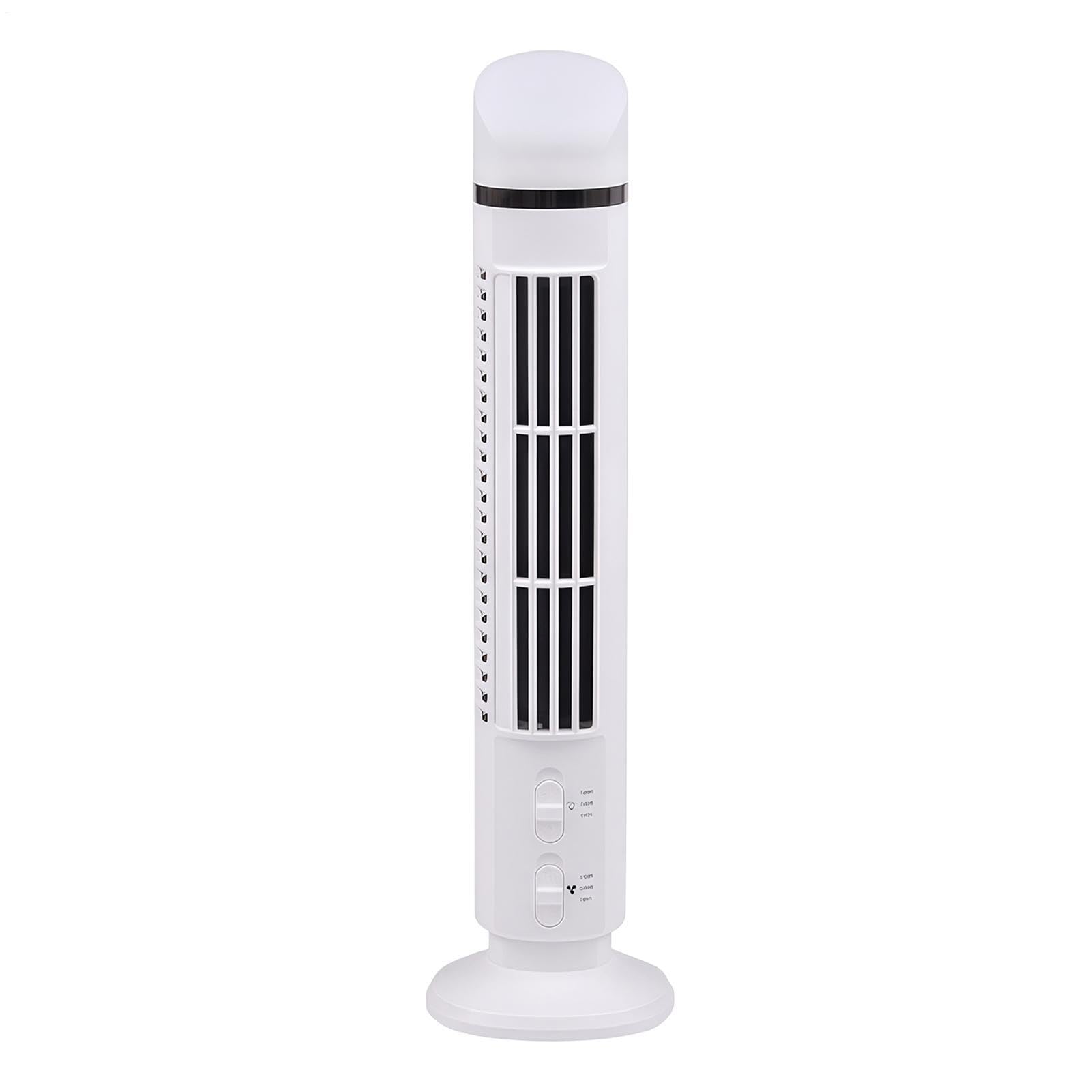 Standing Fan Quiet Oscillating Bladeless with Light
