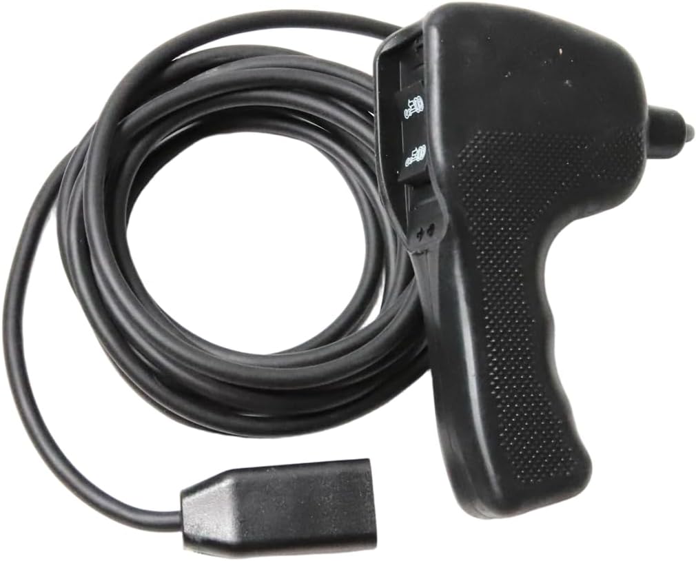 86335 Winch Remote Controller Compatible with Warn Winch M8000 M12000 VR12000 Zeon 10S - 83665 Replacement Handheld Controller with 12ft Power Cable and D-Shape 5-Pin Plug for Truck Winches