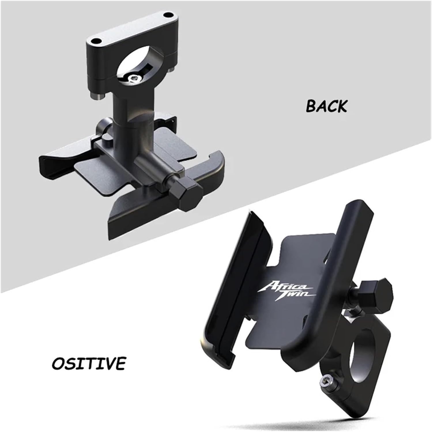 for Crf1100L Crf1000L Africa Twin Motorcycle Accessories Handlebar Mobile Phone Holder GPS Bracket Stand(Black)