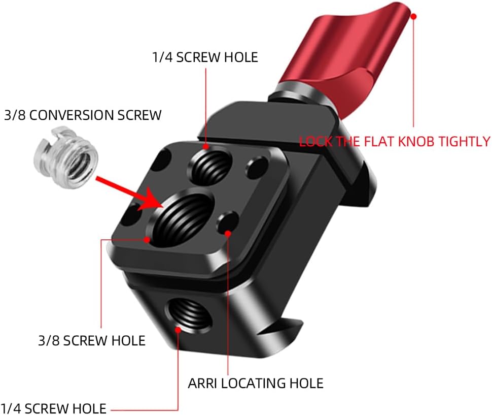 Photographic Slider Extensions 1/4 3/8 Alai Positioning Photography DSLR Camera Stabilizer Slide Camera Accessories