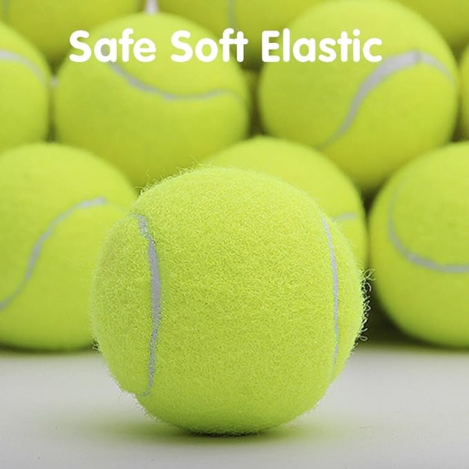 Image of Tennis Balls, Training Tennis Ball for Beginners, Interactive Playing Balls for Pets - Dog, Cat, Exercise & Fetch, Standard Size (Pack of (2)