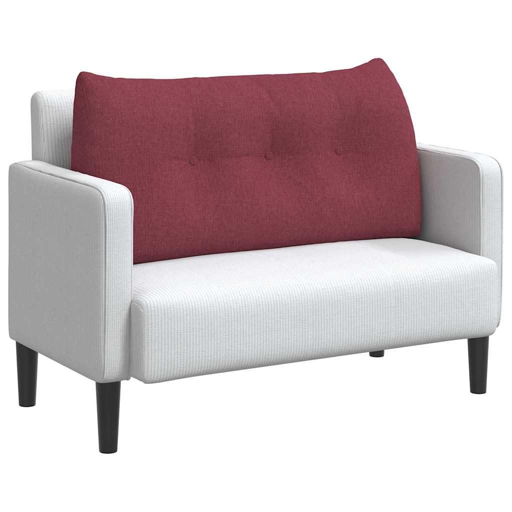 Cuscino ergonomico per la schiena, 100 x 24 x 50 cm, vellutato con imbottitura in poliestere e chiusura lampo, moderno cuscino per divano per soggiorno e camera da letto