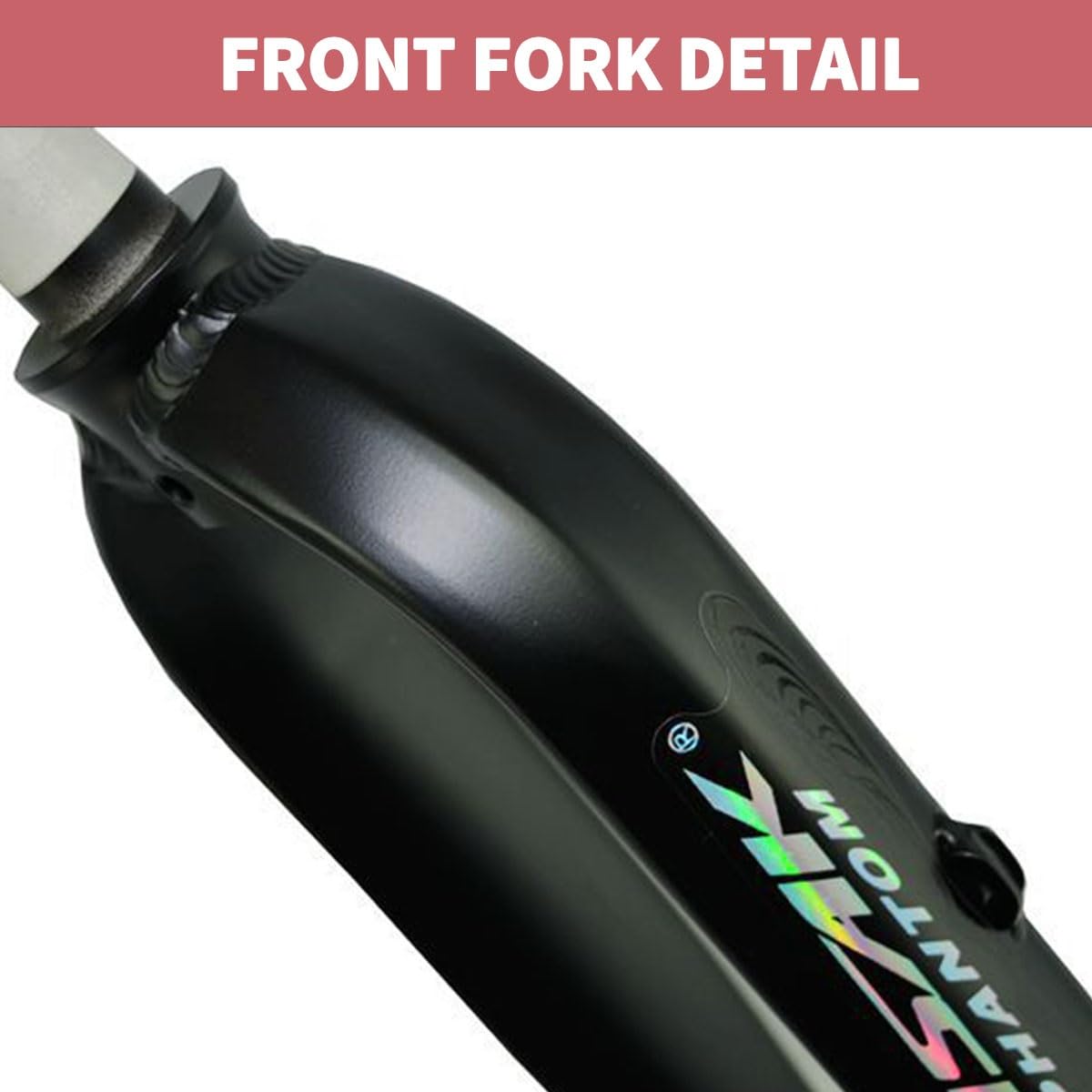 Forcella Ammortizzata per Mountain Bike 700C/26/27.5/29" Forcella Rigida per Bici da Strada con Tubo Dritto da 1-1/8" in Lega di Alluminio Forcella Anteriore per Bici da Strada QR