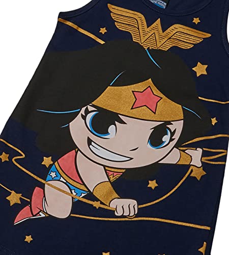 Vestido Infantil, Dc Super Friends, Meninas, Oxford, 2