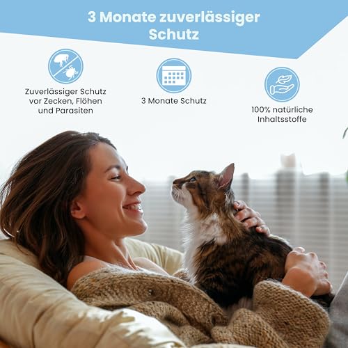 MC-Royal® Spot On Zeckenschutz für Katzen [3 Monate effektiver Schutz vor Zecken] Zeckenmittel für Katzen -Zeckenschutz Katze - Spot On for Cats