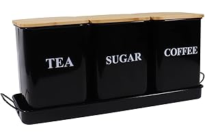 Coffee Sugar Tea Canister Set: The Utmost Kitchen Companions
