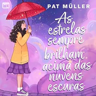 Diseño de la portada del título As estrelas sempre brilham acima das nuvens escuras