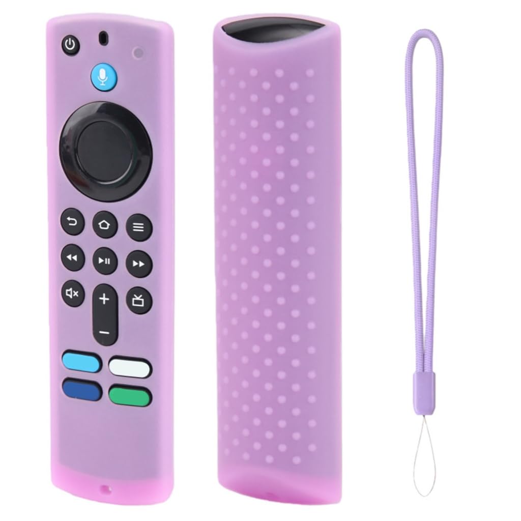 Tsophreniq Silicone Remote Cover Shockproof Design AntiScratch NonSlip Grip for Stick 3rd Gen/4K Remote Shell Cover