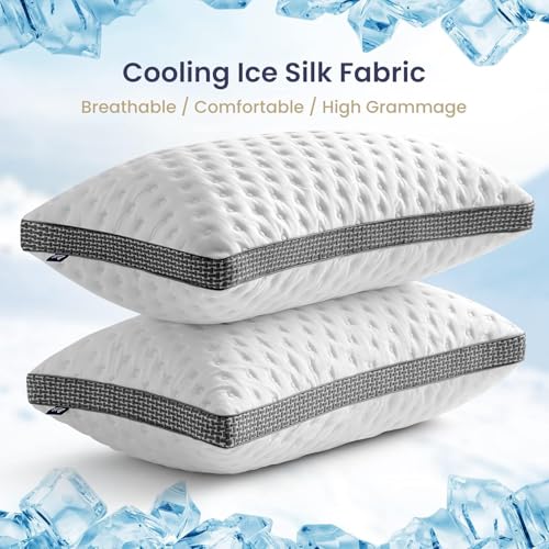 Set 2 Almohadas espuma viscoelástica Queen ajustable miniatura 4