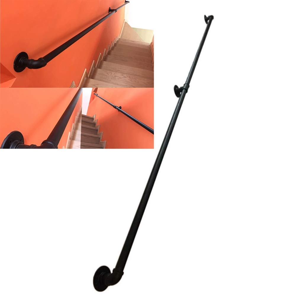 Main courante d'escalier en fer forgé pour sécuriser la maison du salon à la chambre